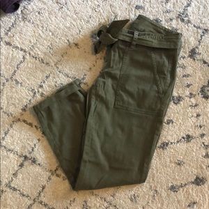 Army green cargo pants
